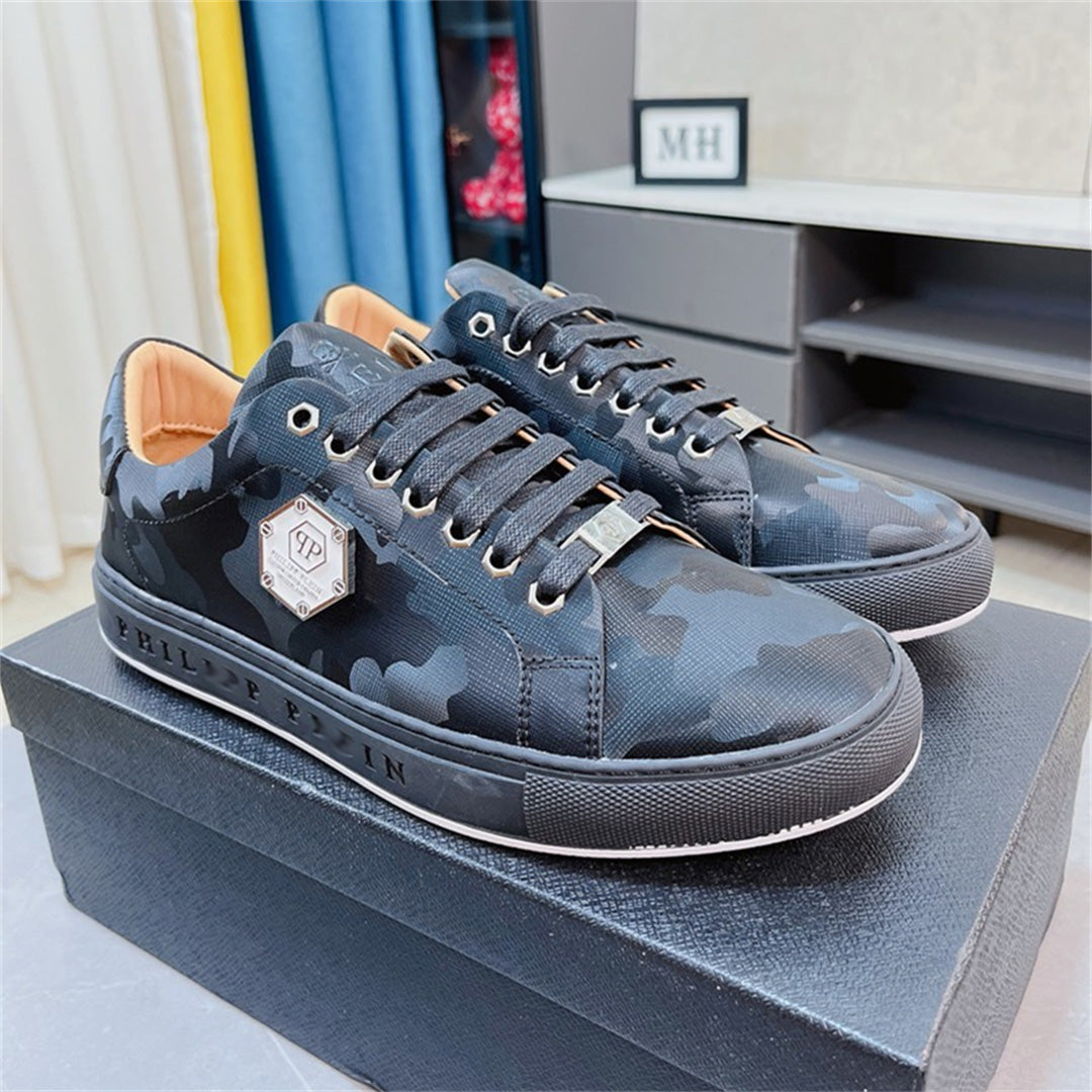 PP Casual Fashion Skull Sneakers