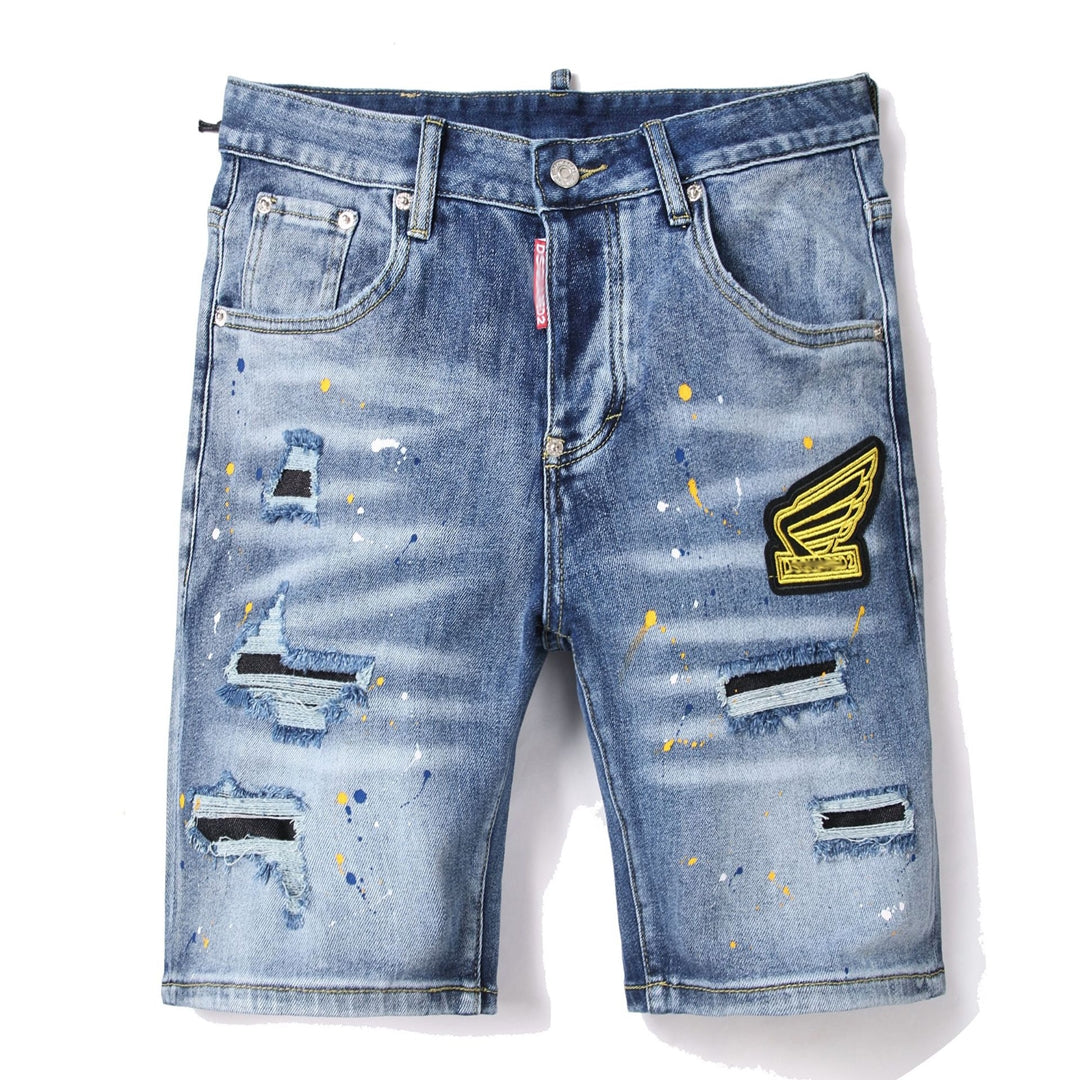 DSQ2 Short Jeans Ripped