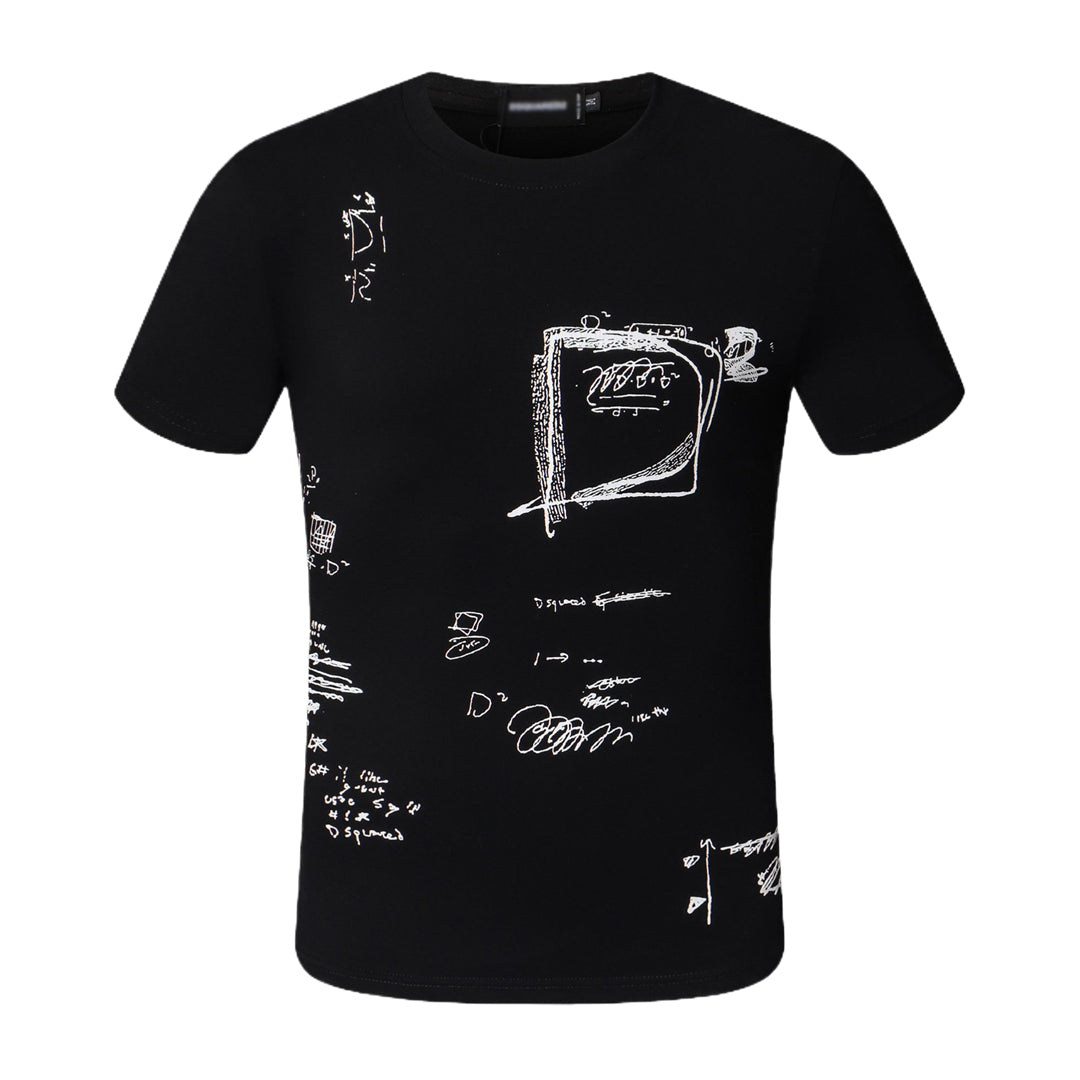 DSQ2 T-shirt Graffiti