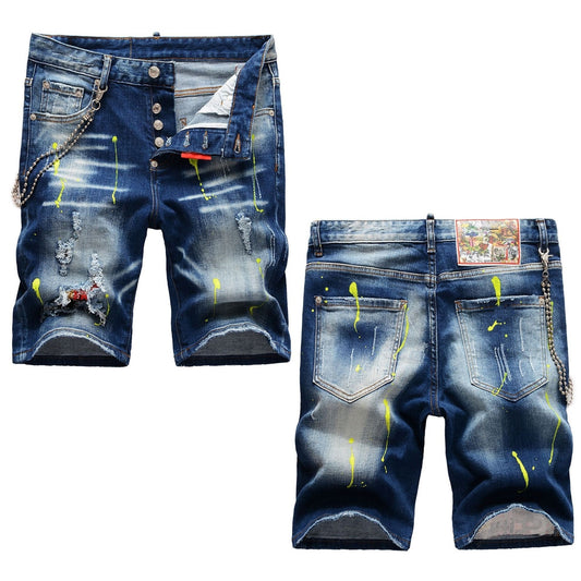 DSQ2 Short Jeans Ripped