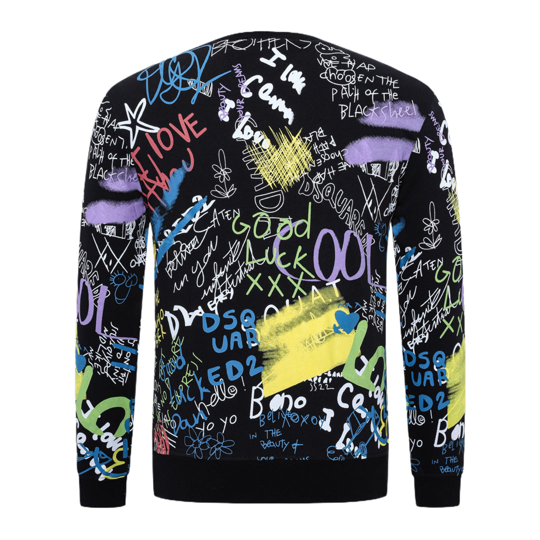 DSQ2 Sweatshirt Graffiti