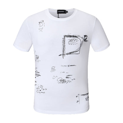 DSQ2 T-shirt Graffiti