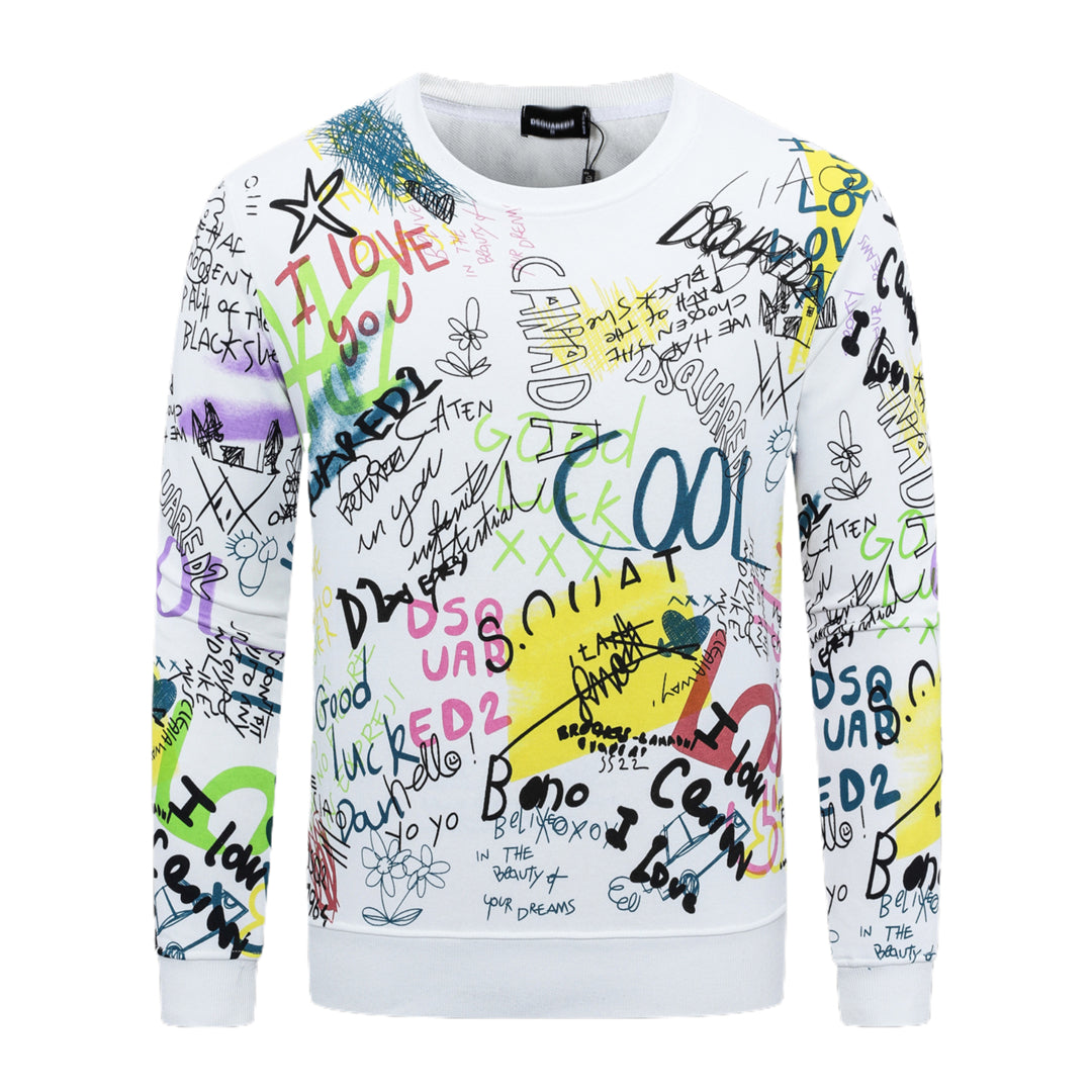 DSQ2 Sweatshirt Graffiti