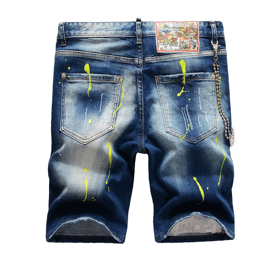 DSQ2 Short Jeans Ripped