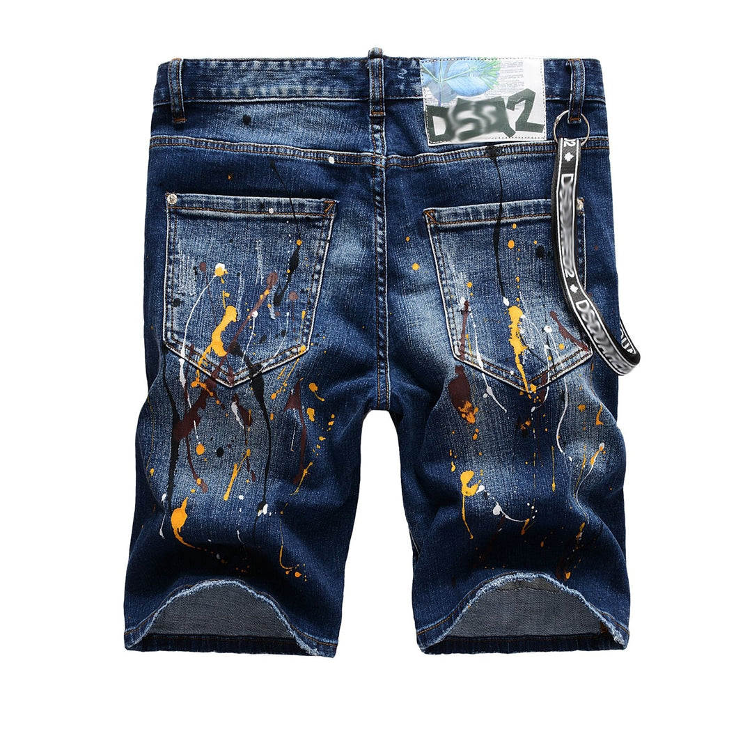 DSQ2 Short Jeans Ripped