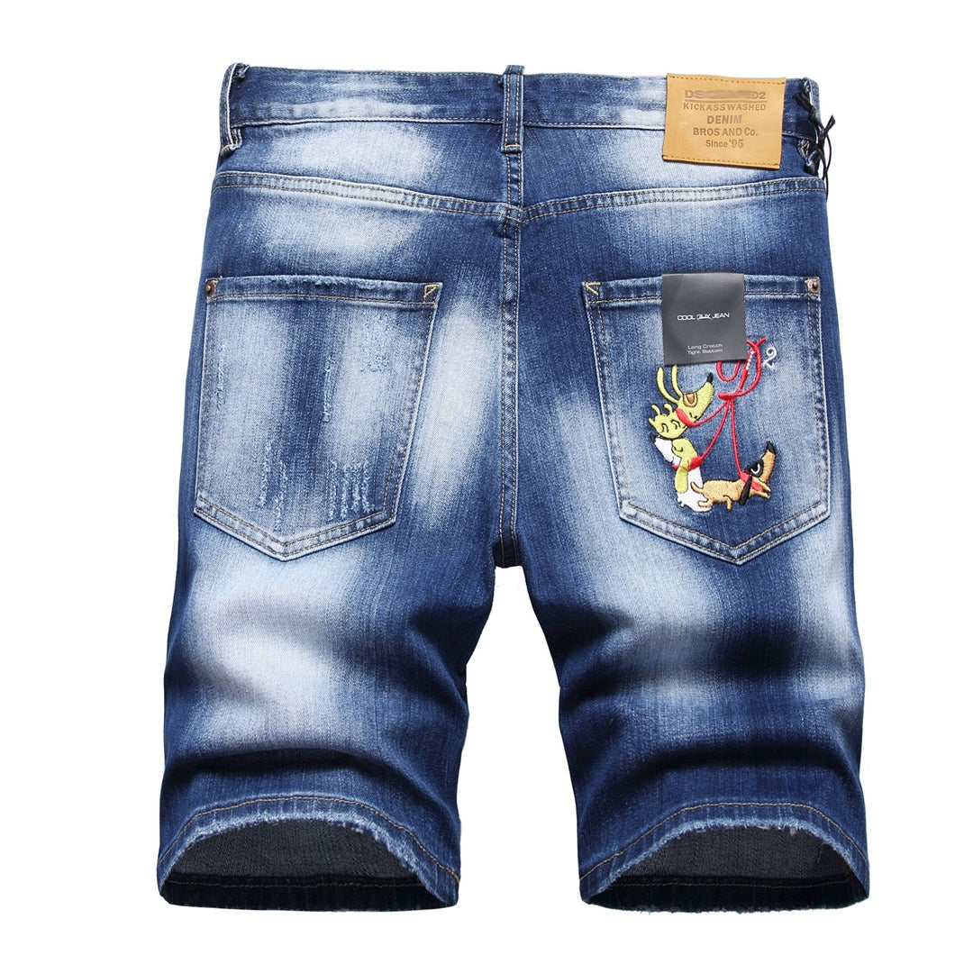 DSQ2 Short Jeans Ripped