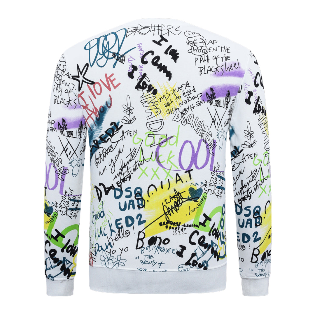 DSQ2 Sweatshirt Graffiti