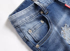 DSQ2 Jeans Ripped Maple Leaf