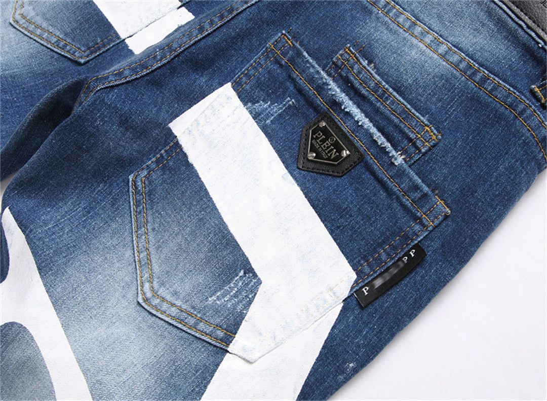 PHILIP Jeans Ripped LOGO PP