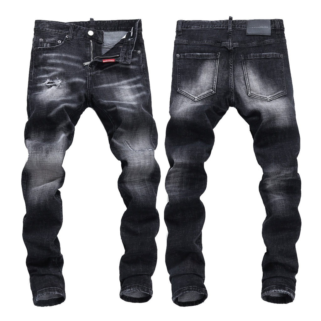DSQ2 Jeans Black Ripped