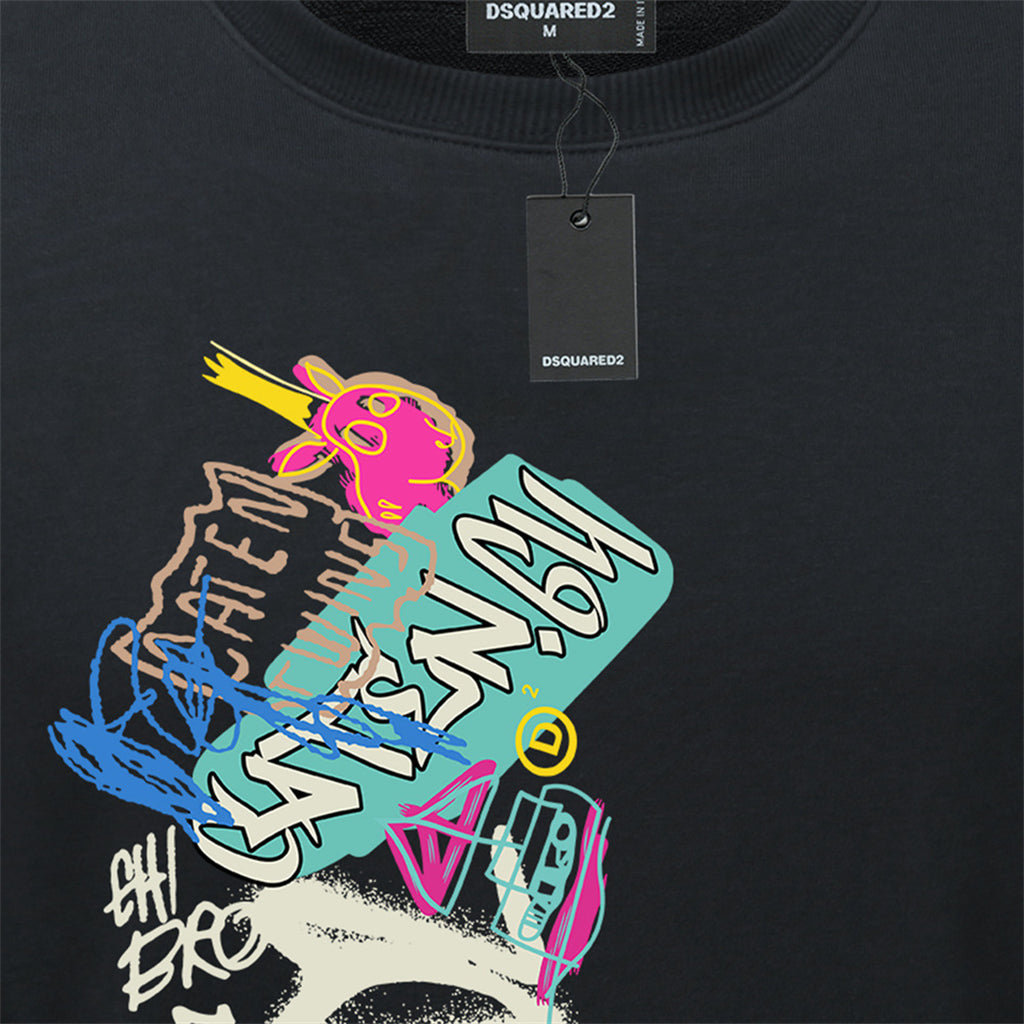 DSQ2 Sweatshirt Graffiti
