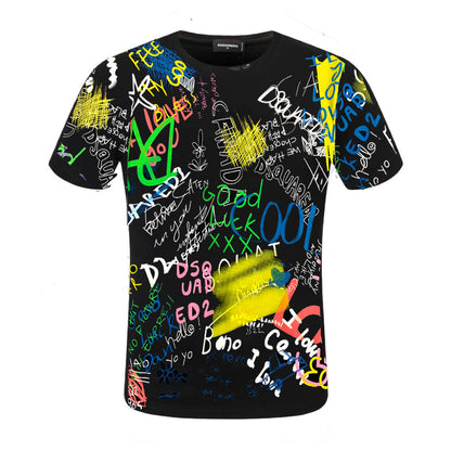 DSQ2 T-shirt Graffiti