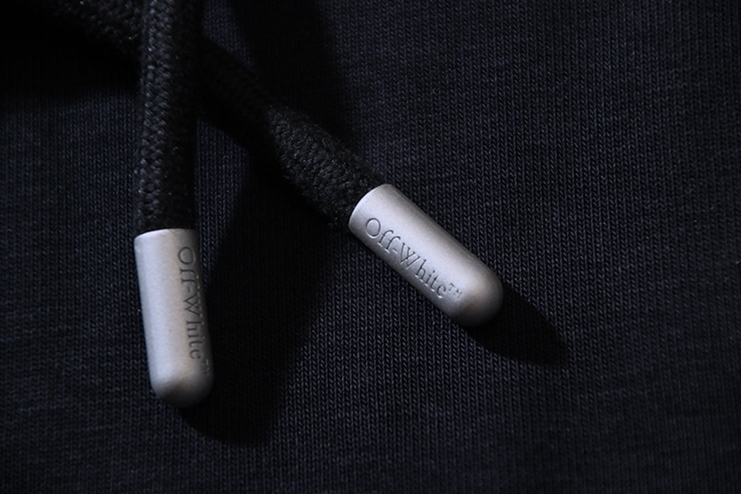 OFF Logo Print Hoodie