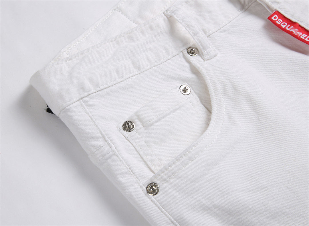 DSQ2 Jeans Print White