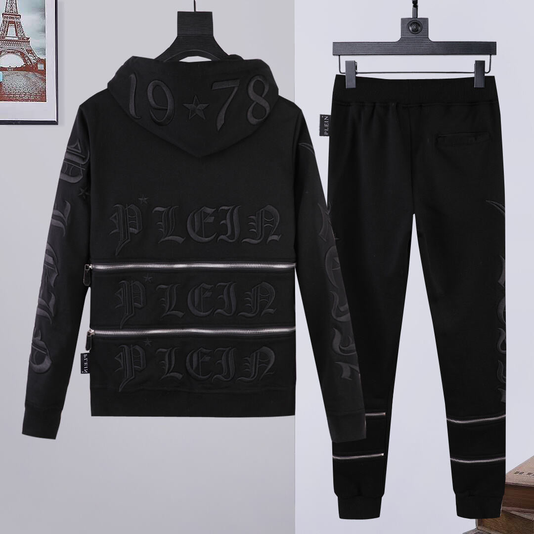 PP Skull Hoodie Jacket Suit