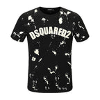 Dsquared2 Graffiti Paint Logo Cotton T-shirt