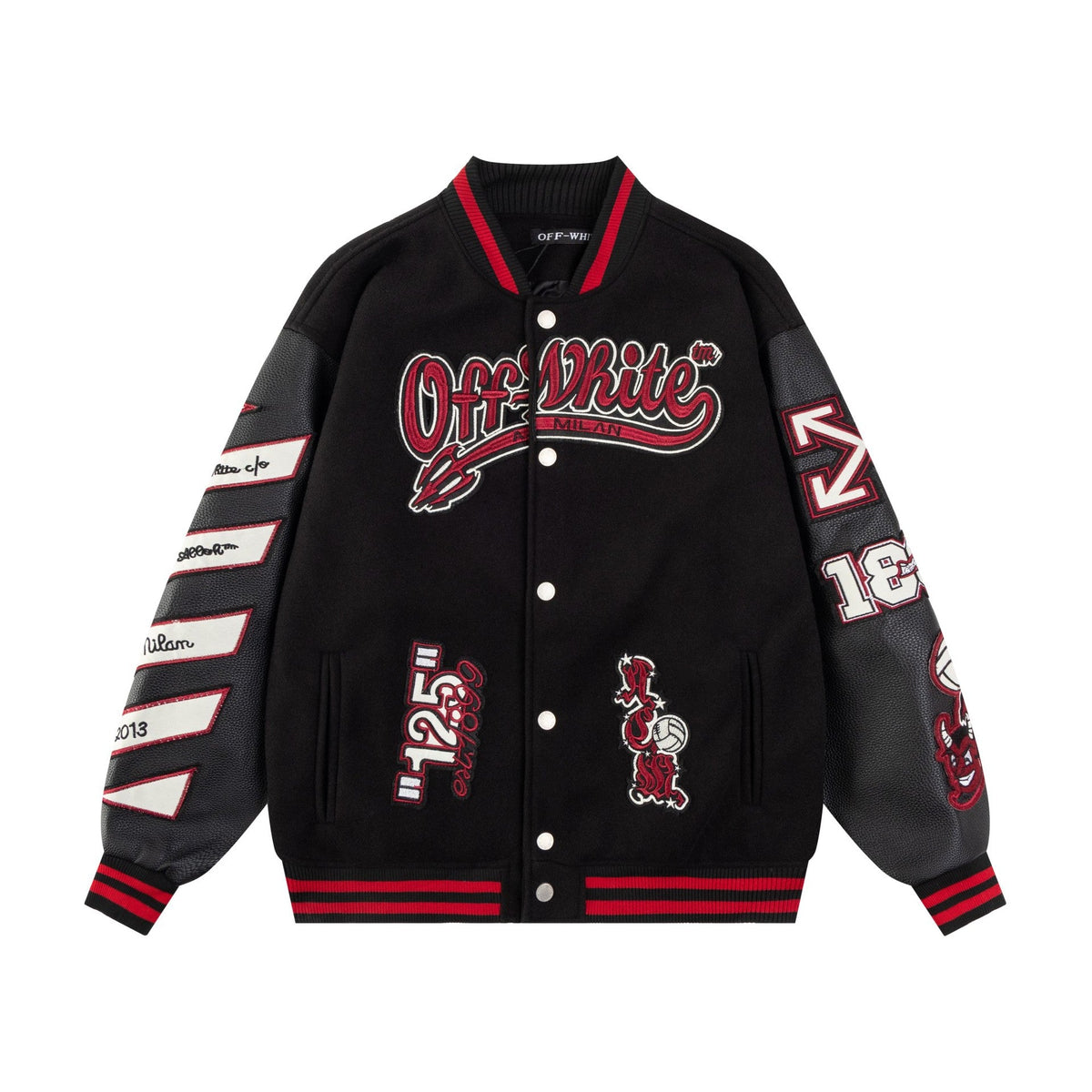 OFF Demon Print Jacket