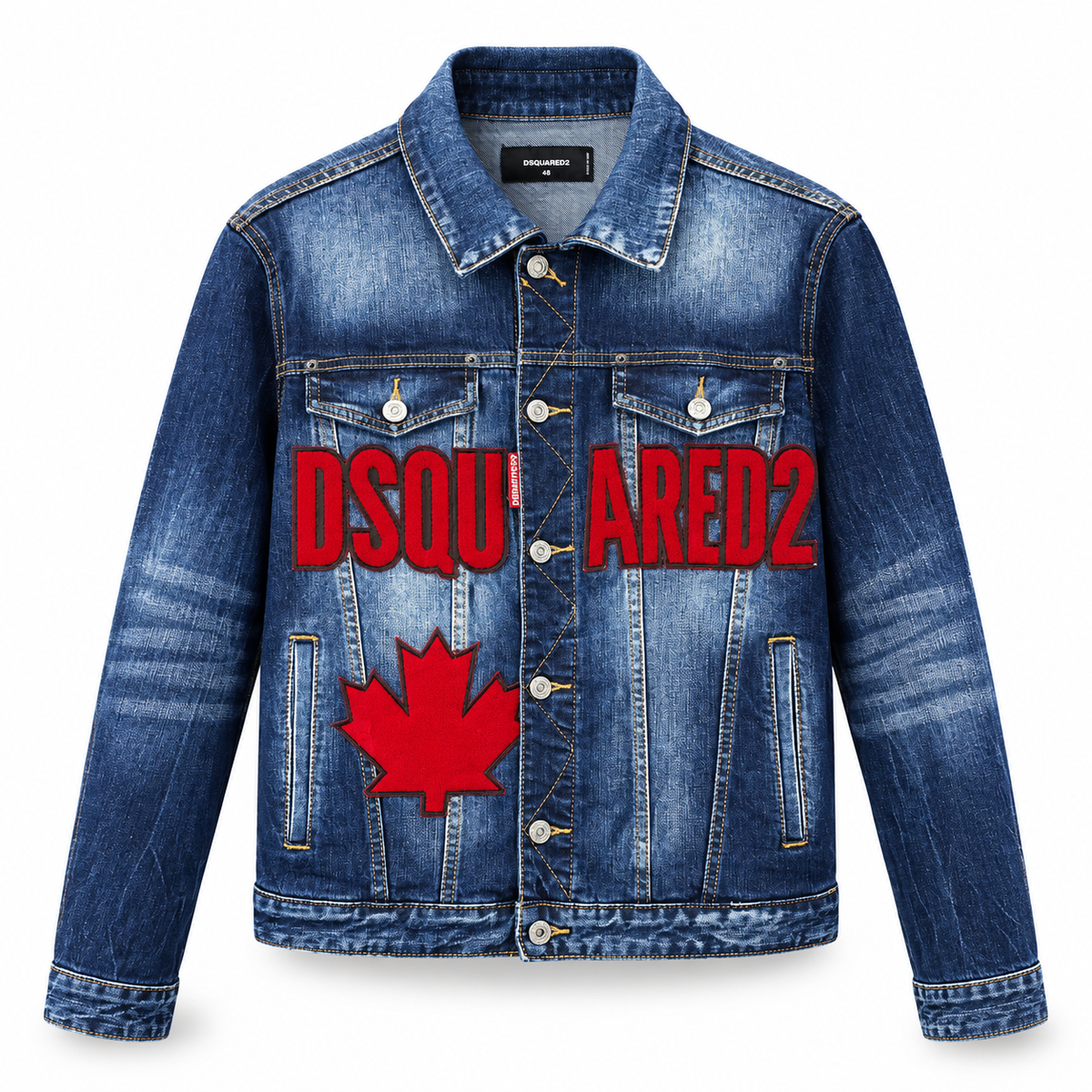 DSQ2 Maple Leaf Denim Jacket