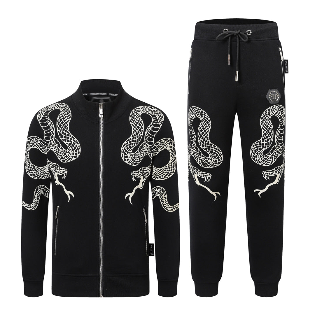 PP Snake Hoodie Jacket Suit
