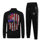 PP Skull Hoodie Jacket Suit