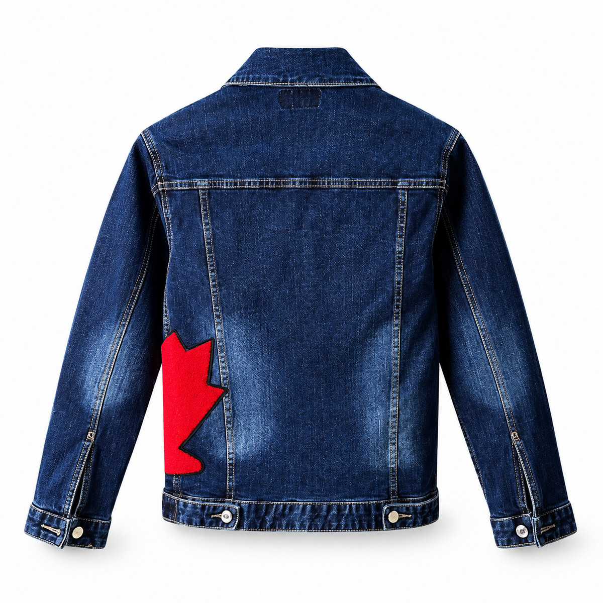 DSQ2 Maple Leaf Denim Jacket