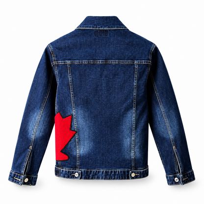 DSQ2 Maple Leaf Denim Jacket