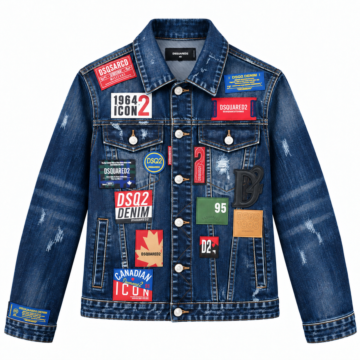 DSQ2 Stamp Denim Jacket
