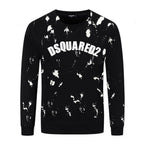 Dsquared2 Paint Logo Cotton Sweatshirt