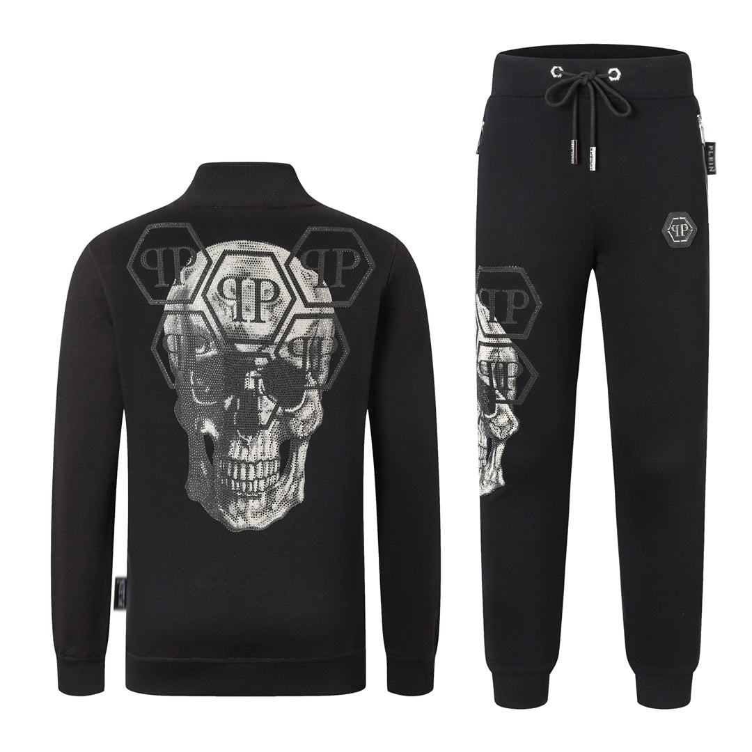 PP Skull Hoodie Jacket Suit