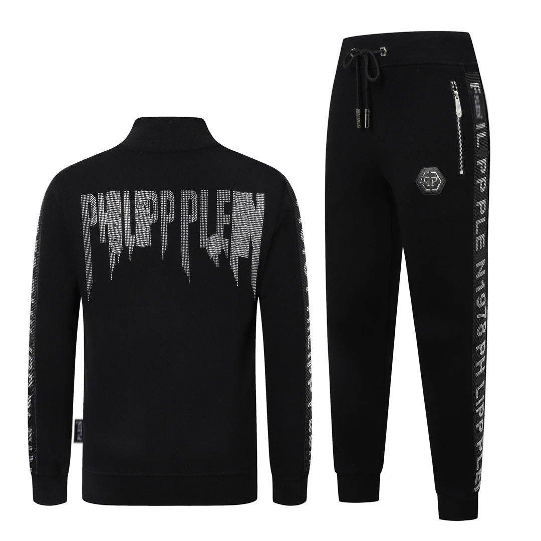 PP Logo Hoodie Jacket Suit