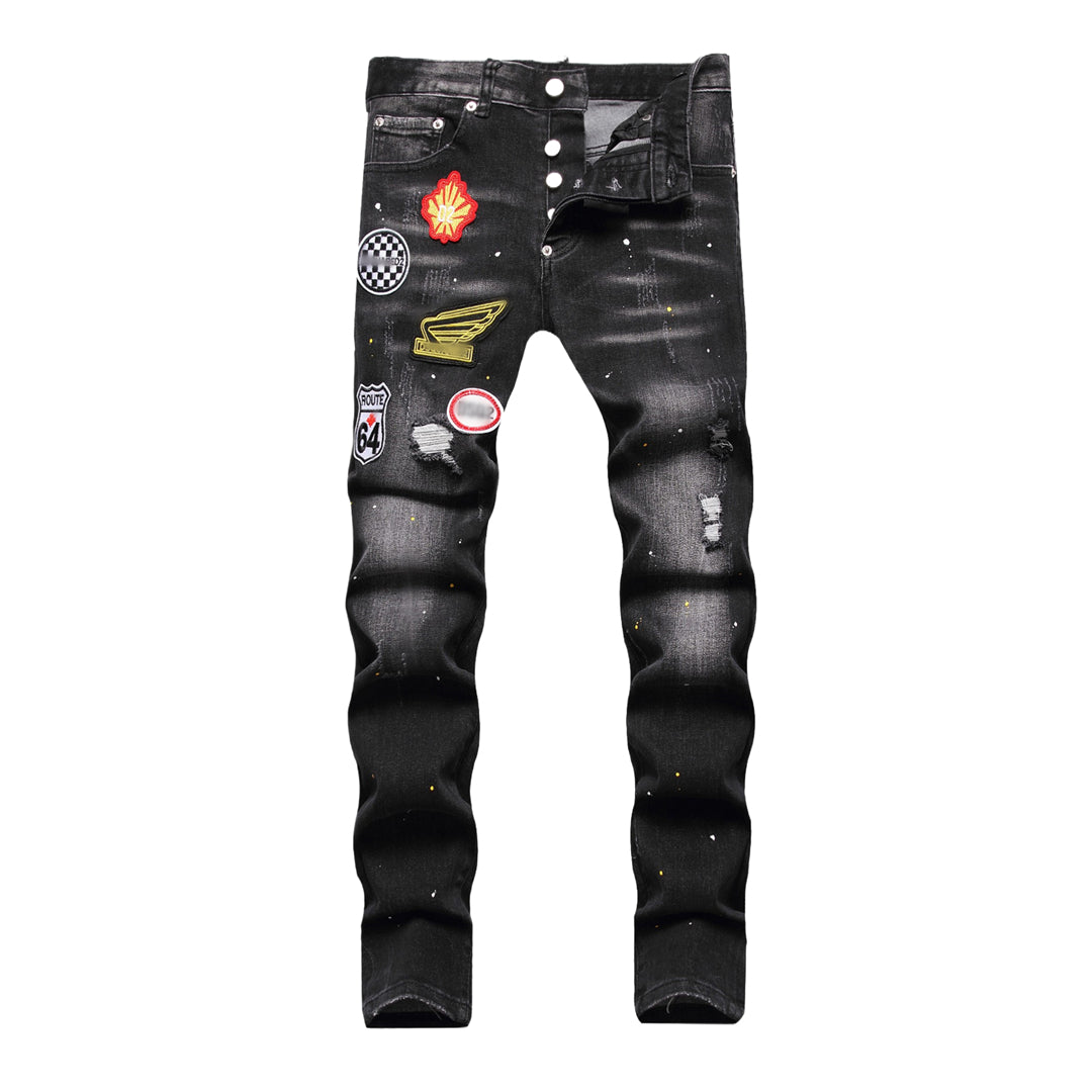 DSQ2 Jeans Stamp Black