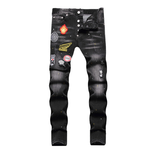 DSQ2 Jeans Stamp Black