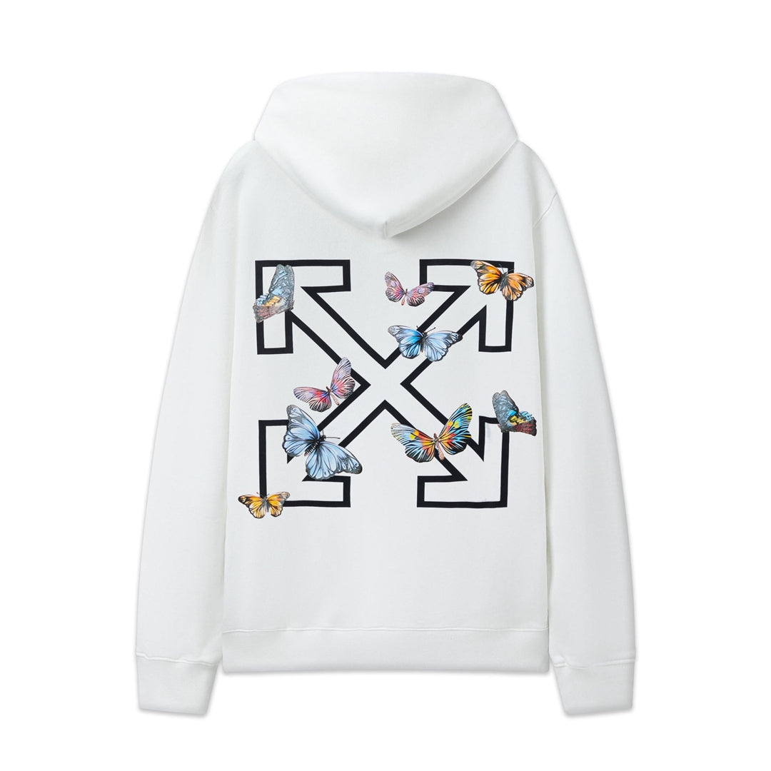 OFF Logo Print Hoodie