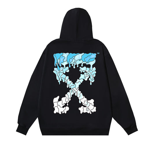 OFF Logo Print Hoodie
