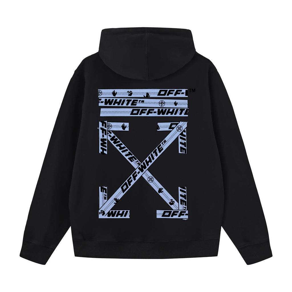 OFF Logo Print Hoodie