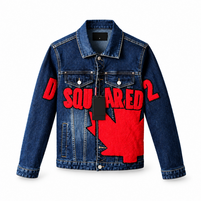 DSQ2 Maple Leaf Denim Jacket