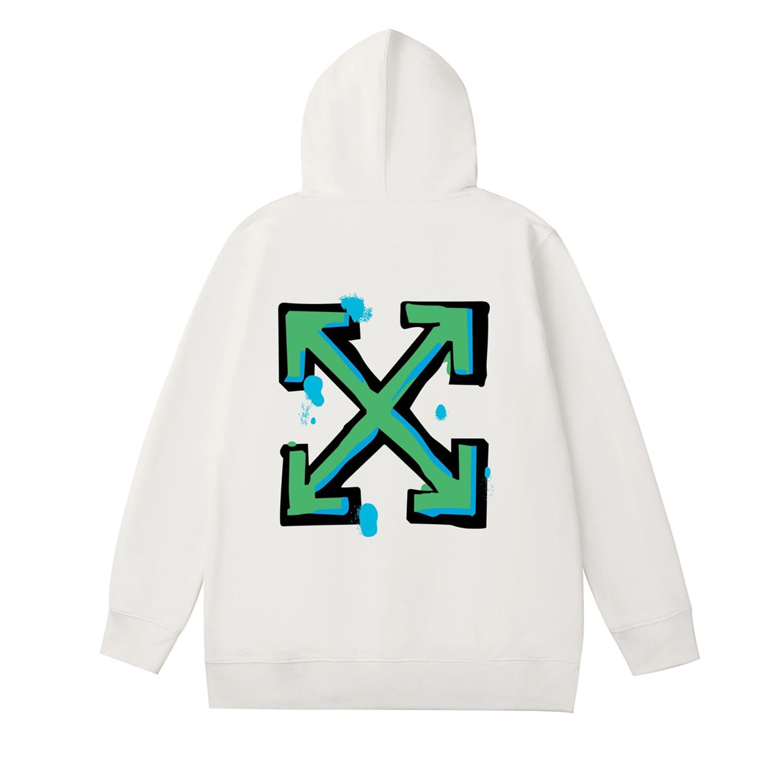 OFF Logo Print Hoodie