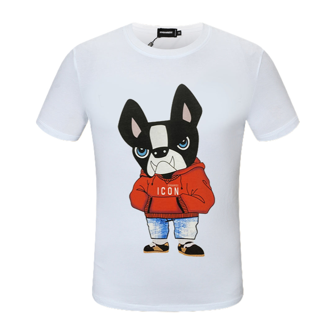 DSQ2 Cartoon Dog T-shirt