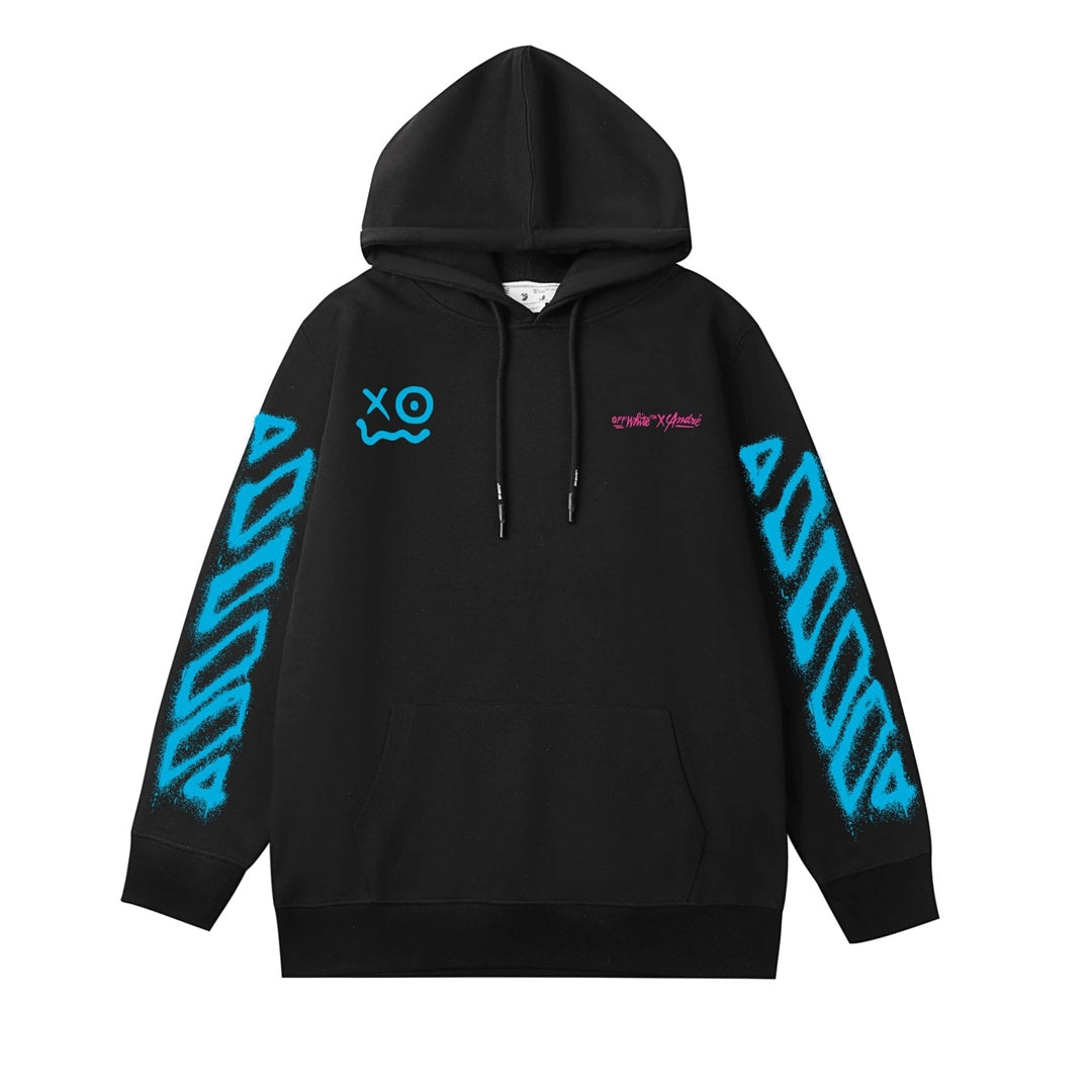 OFF Logo Print Hoodie
