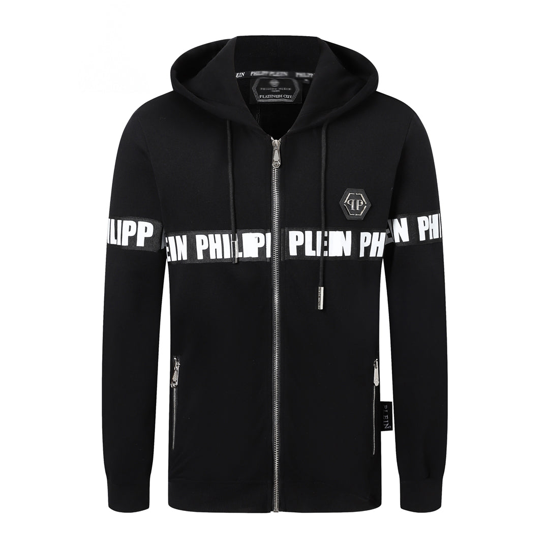 PP Logo Hoodie Jacket Suit