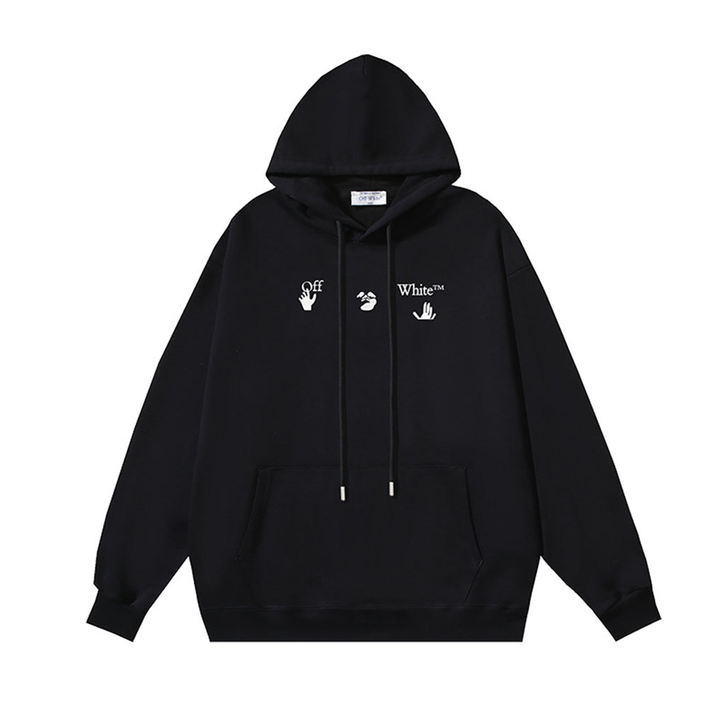 OFF Logo Print Hoodie
