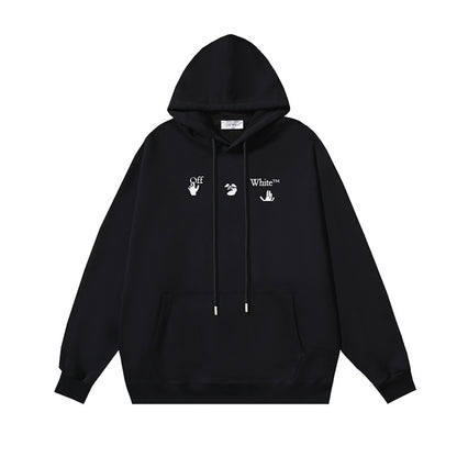 OFF Logo Print Hoodie