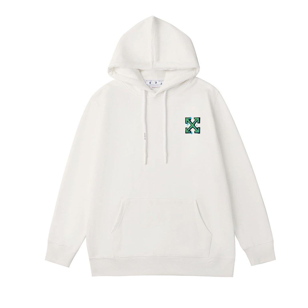 OFF Logo Print Hoodie