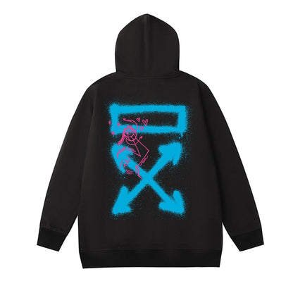 OFF Logo Print Hoodie