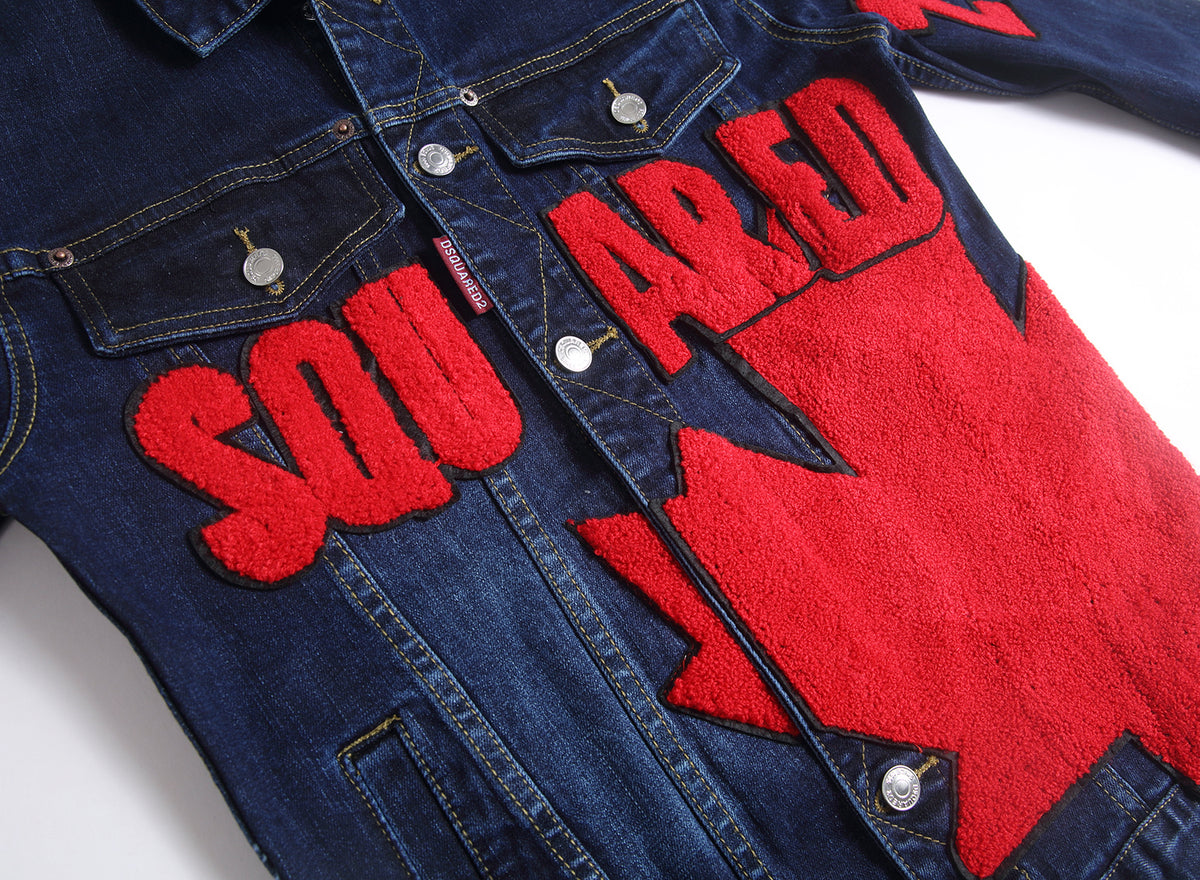 DSQ2 Maple Leaf Denim Jacket