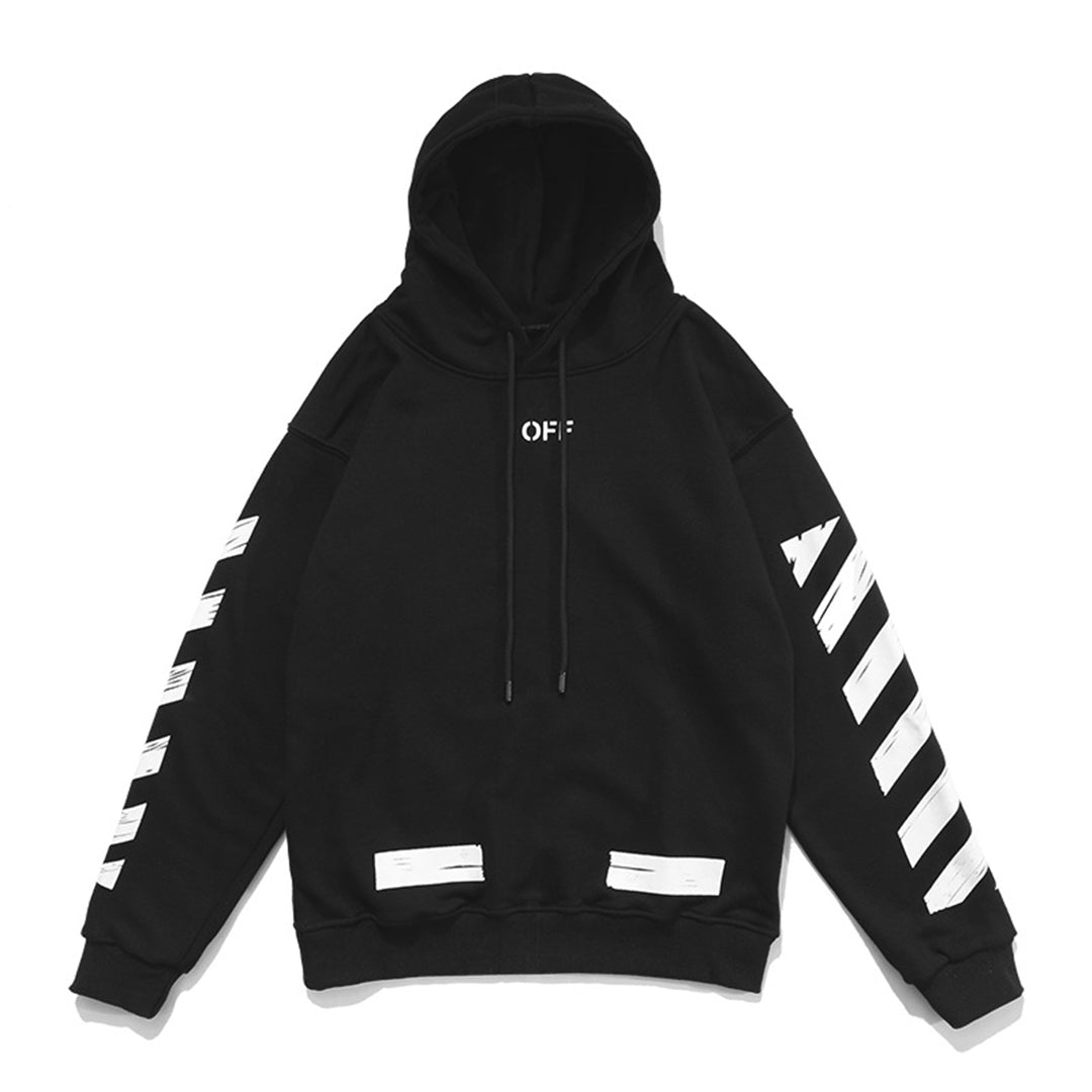 OFF Logo Print Hoodie