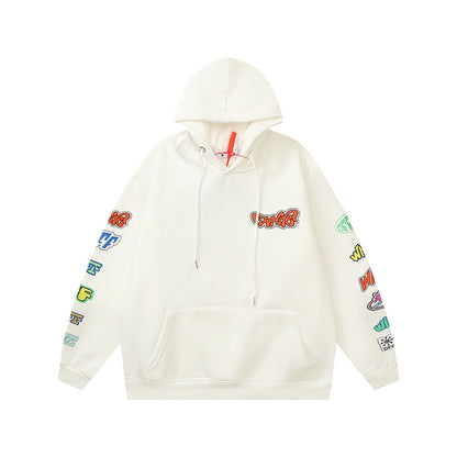 OFF Logo Print Hoodie
