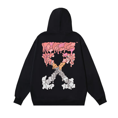 OFF Logo Print Hoodie