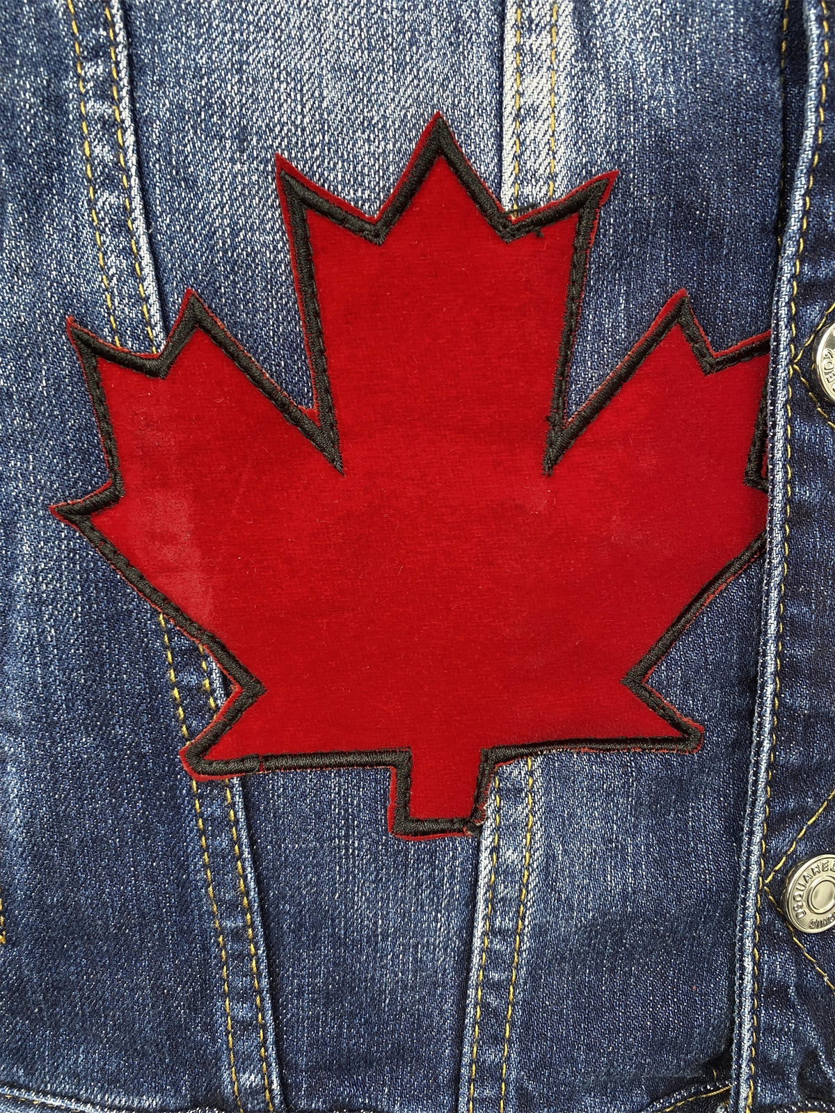 DSQ2 Maple Leaf Denim Jacket