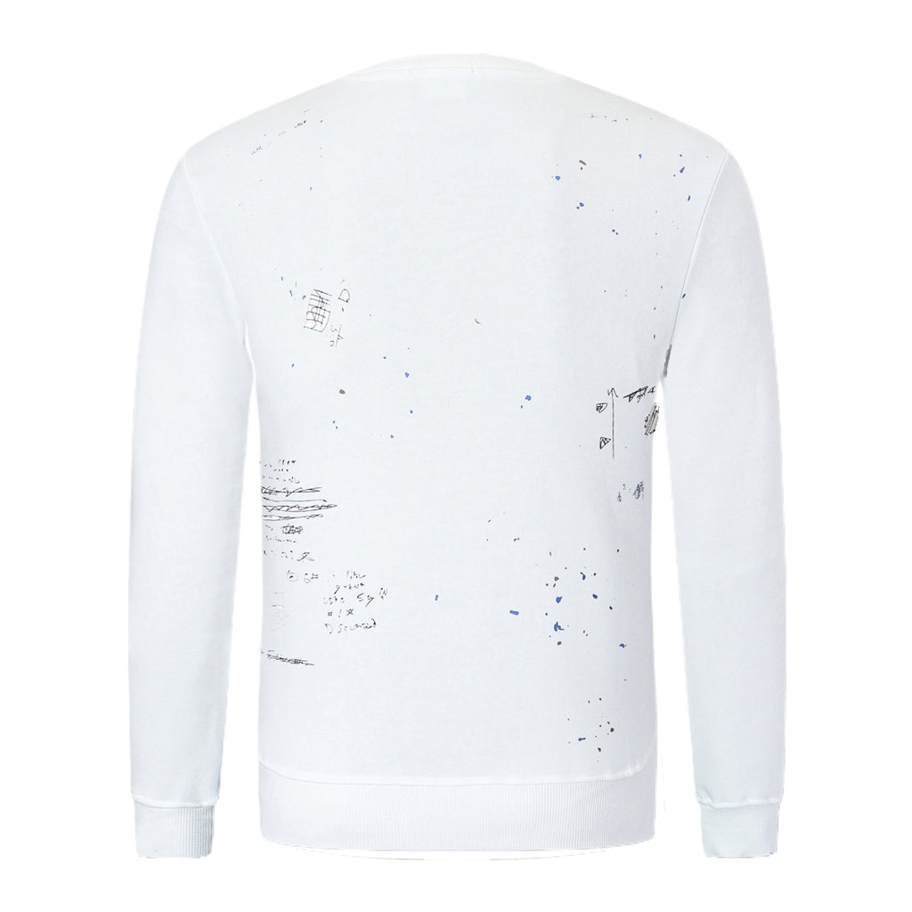 Dsquared2 Graffiti Poster Cotton Sweatshirt